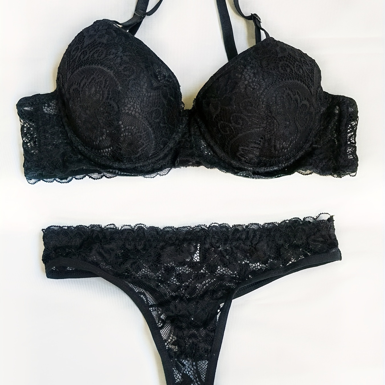 Sexy Laced Black Lingerie, Women's Fashion, New Undergarments & Loungewear  on Carousell