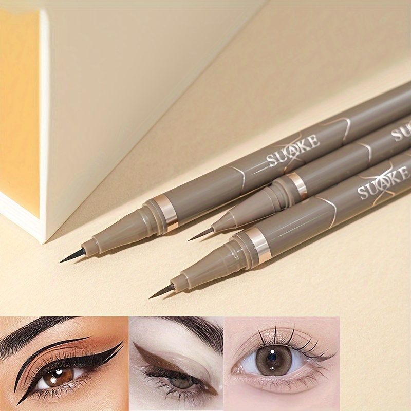 

Extremely Slim Eyeliner Pen, 1 Pc, Durable, Waterproof And Fast Drying, Suitable For Beginners