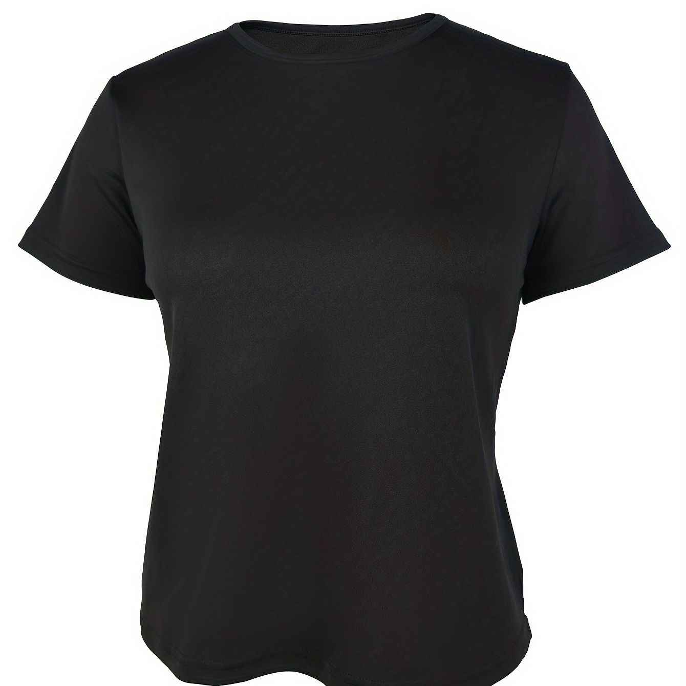 Camiseta De Manga Corta Casual Con Malla De Color Sólido En Contraste, Transpirable Y De Secado Rápido, Camiseta Deportiva Para Mujer, Ropa Deportiva 