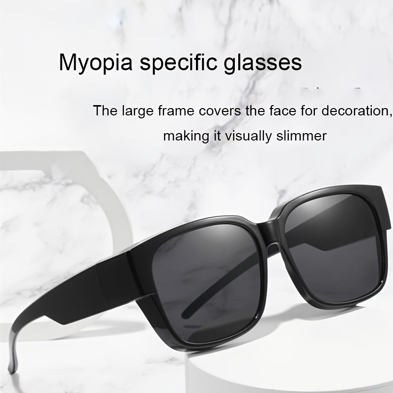 Polarized Sunglasses Men Women Bean colored Frame Myopia - Temu