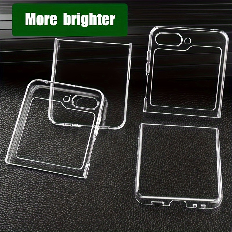 

Compatible With Samsung Zflip5 Mobile Phone Case, Folding Mobile Phone Case, Zflip4 Transparent Pc Hard Shell