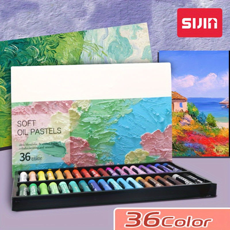 

12/24/36pcs Vibrant Set - Luxurious Colors, Smoothblending, Ideal For Art & Sketching, Complete With Storage Case, Perfect Student & Youth Gift For Creative