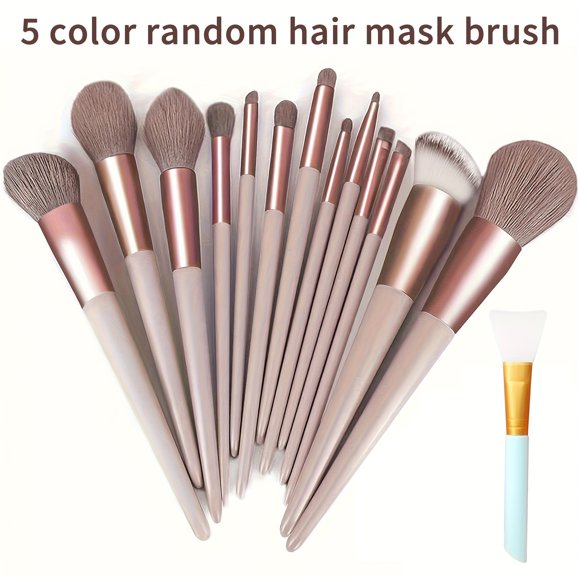 

13- Set 1 , Synthetic Bristles, -free, Bristles, All , Abs Plastic Handles, Shaped, Includes , Cosmetic Kit