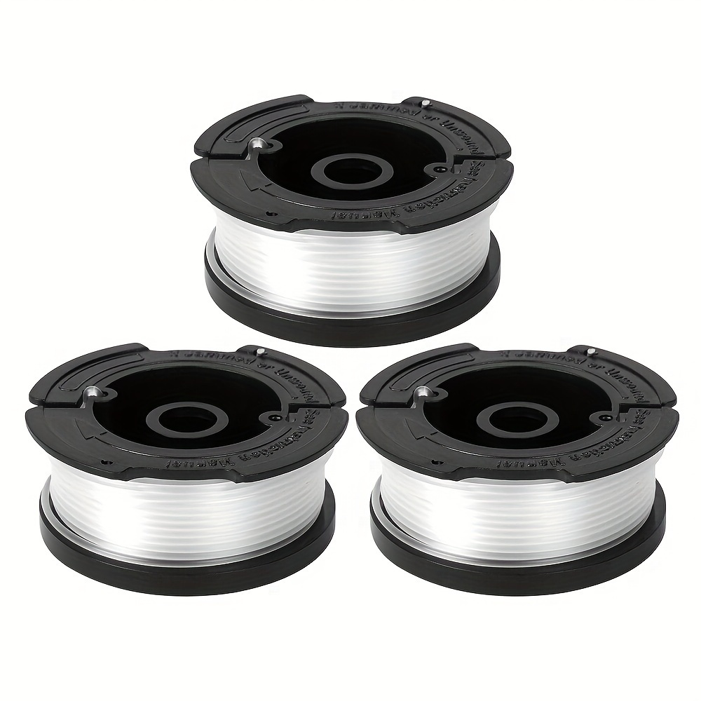 Generic 3Pcs Trimmer Spool for BLACK+DECKER AF-100-3ZP 0.065Inch