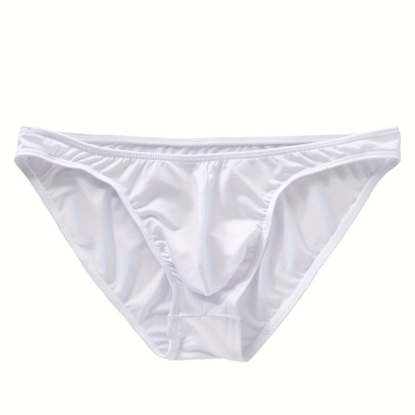 

Men's Ice Silk Cool Underwear, Sexy Low Waist Semi-sheer Panties, Breathable Comfy Stretchy Underpants, Men's Trendy Underwear