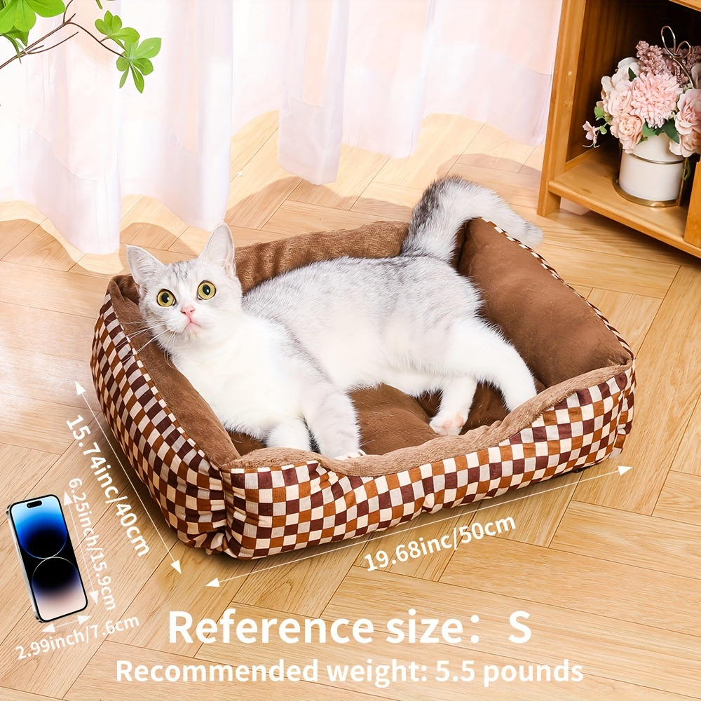 TEMU Comfy Pet Bed Sofa For Large And Medium Dogs, Soft Cushion Dog Nest For Cozy Naps And Restful Sleep