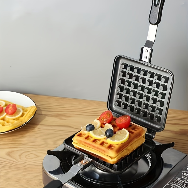 

1pc Classic Style Square Round Aluminum Baking Pan Mould Waffle Maker And Skillets For Frying For Cooking