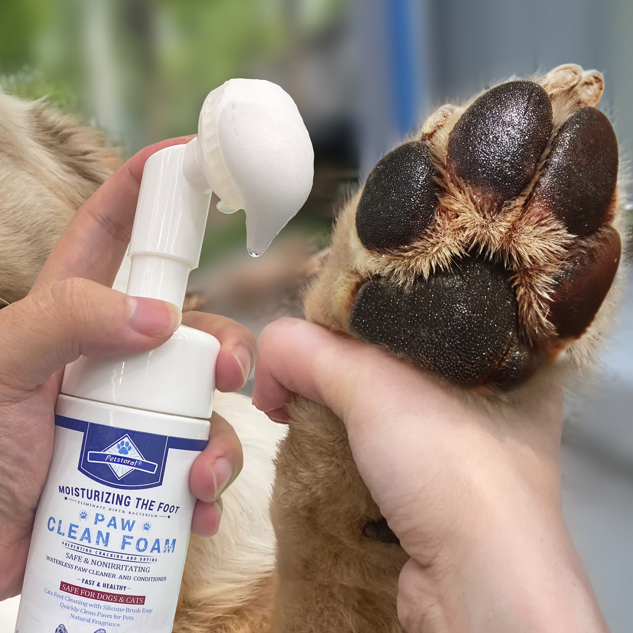 Easyclean Pet Paw Cleaner No More Dirty Paws! Waterless Foam - Temu