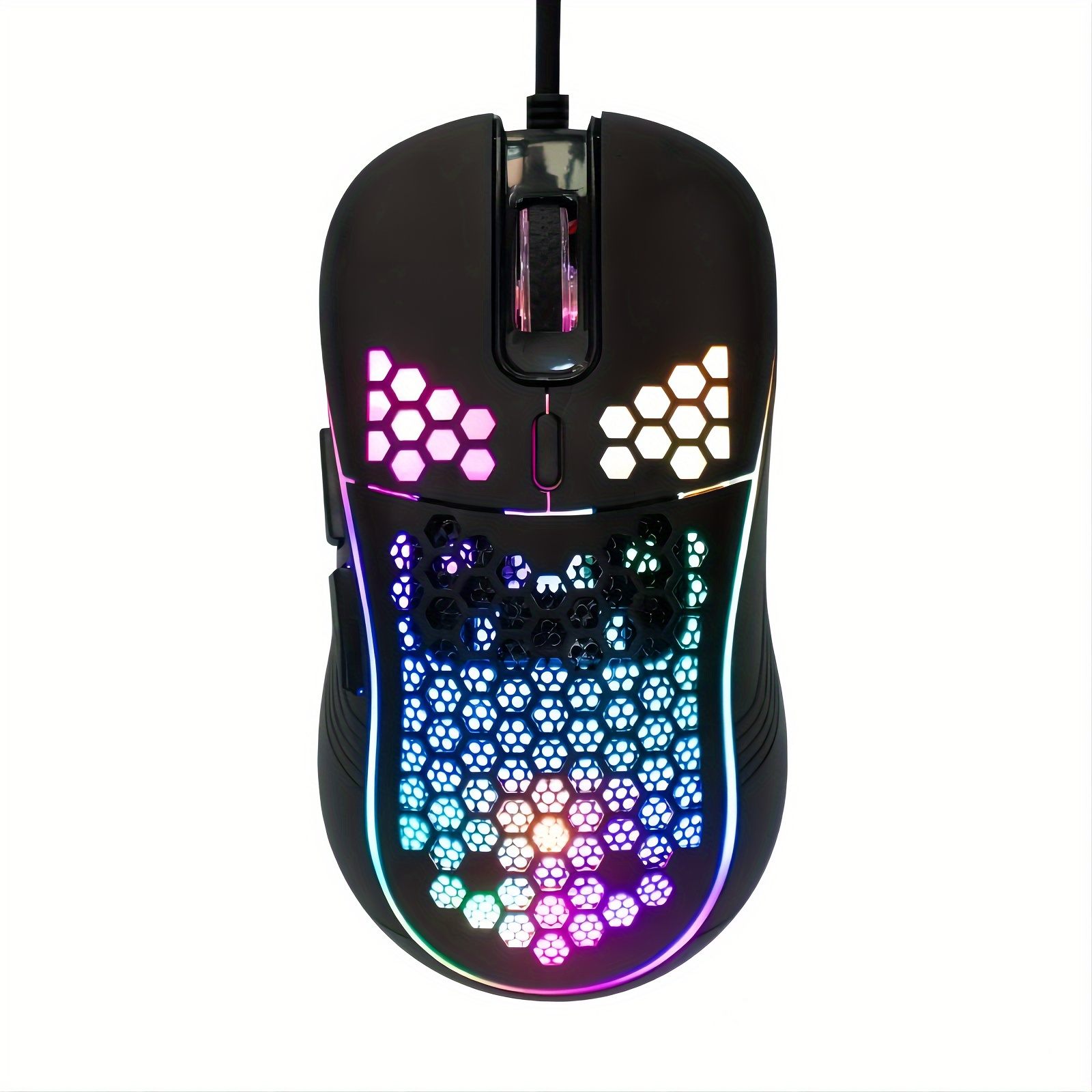 

Wired Illuminated Gaming Mouse With Optical Sensor For Windows 7 - Ergonomic Design, Durable Plastic