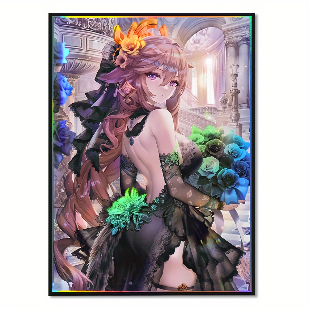 60pcs holographic anime card sleeves for mtg, standard card sleeves board game trading card sleeves - toys & games - Temu 60pcs holographic anime card sleeves for mtg, standard card sleeves board game trading card sleeves - toys & games - Temu