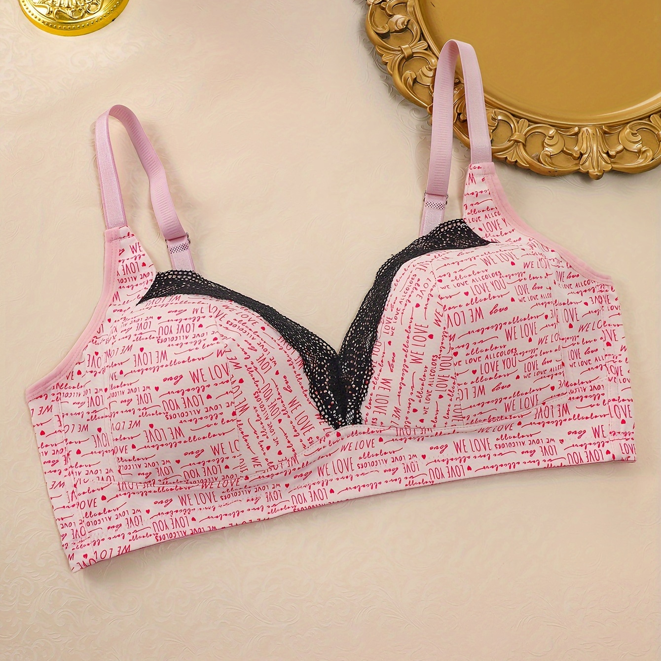 Women's Curve Plus Size Push Up Bra Valentine's Day Fall Winter