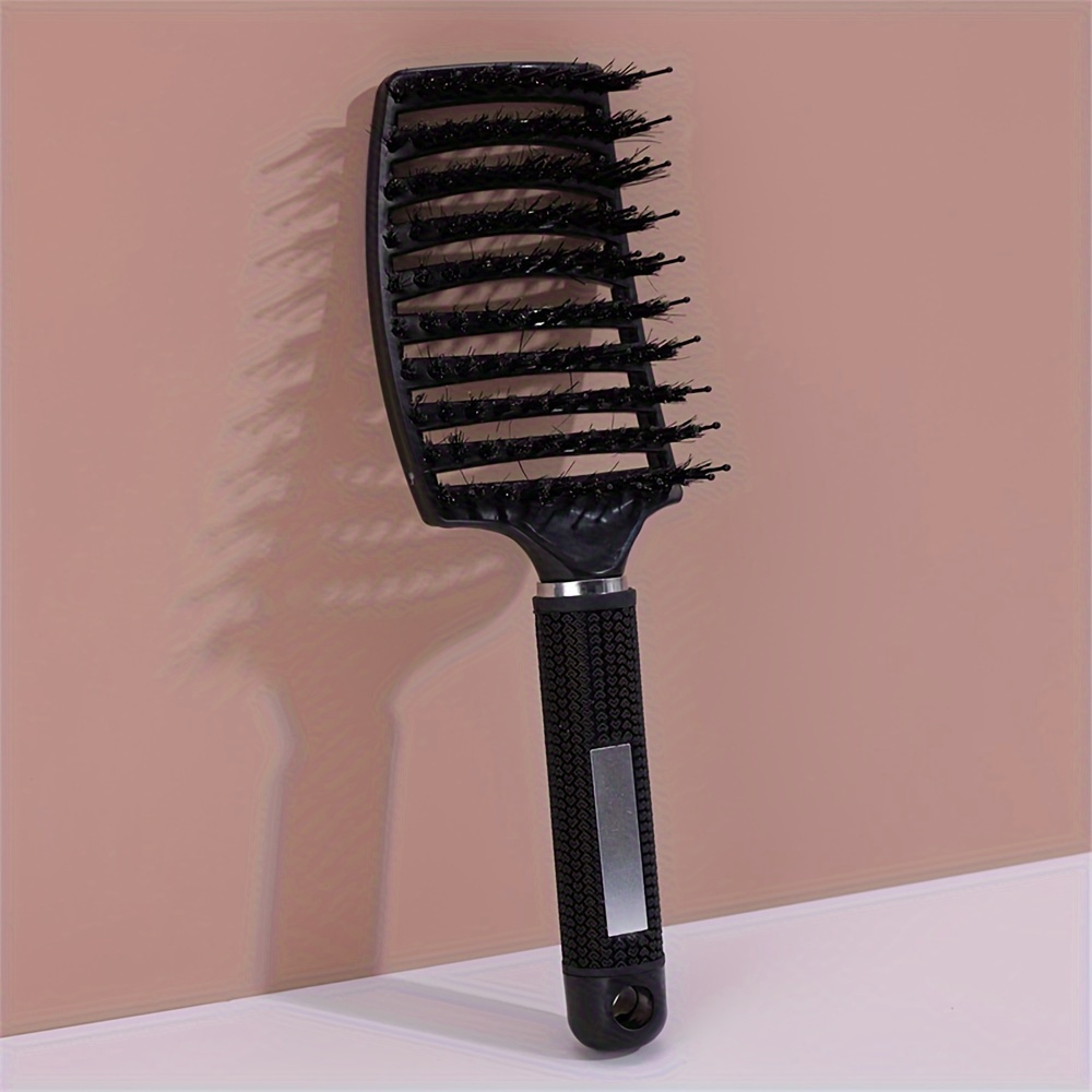 

Men's Ultimate Detangling Hair Brush - Large Curved Comb For Fluffy, Scalp-soothing Styles