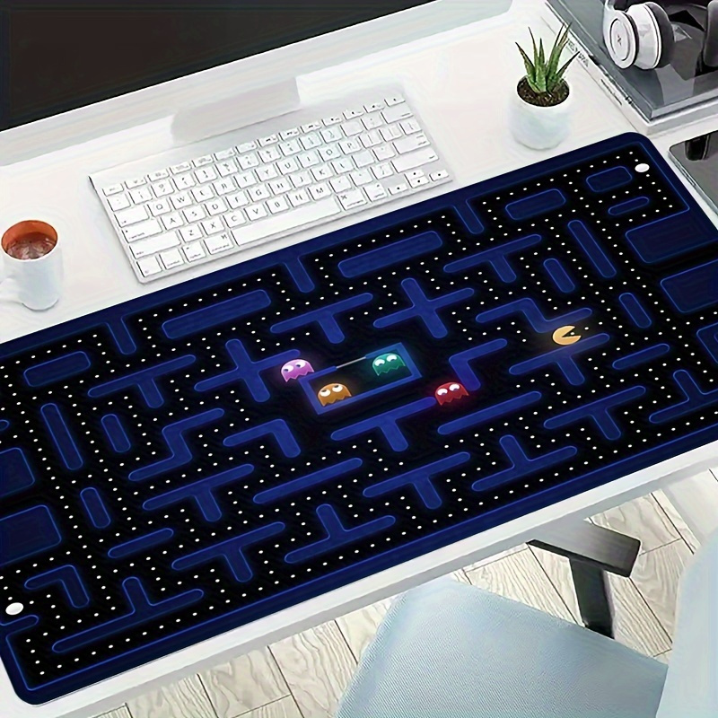 Large Gaming Mouse Pad, Eating Bean Man Shooting Gaming Mouse Pad, Gaming  Mouse Pad For Teens