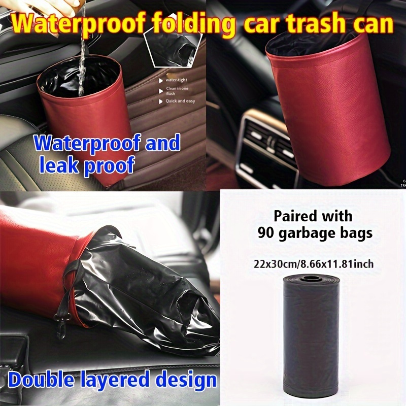 Car Trash Portable Garbage Bin Collapsible Pop Water Proof - Temu