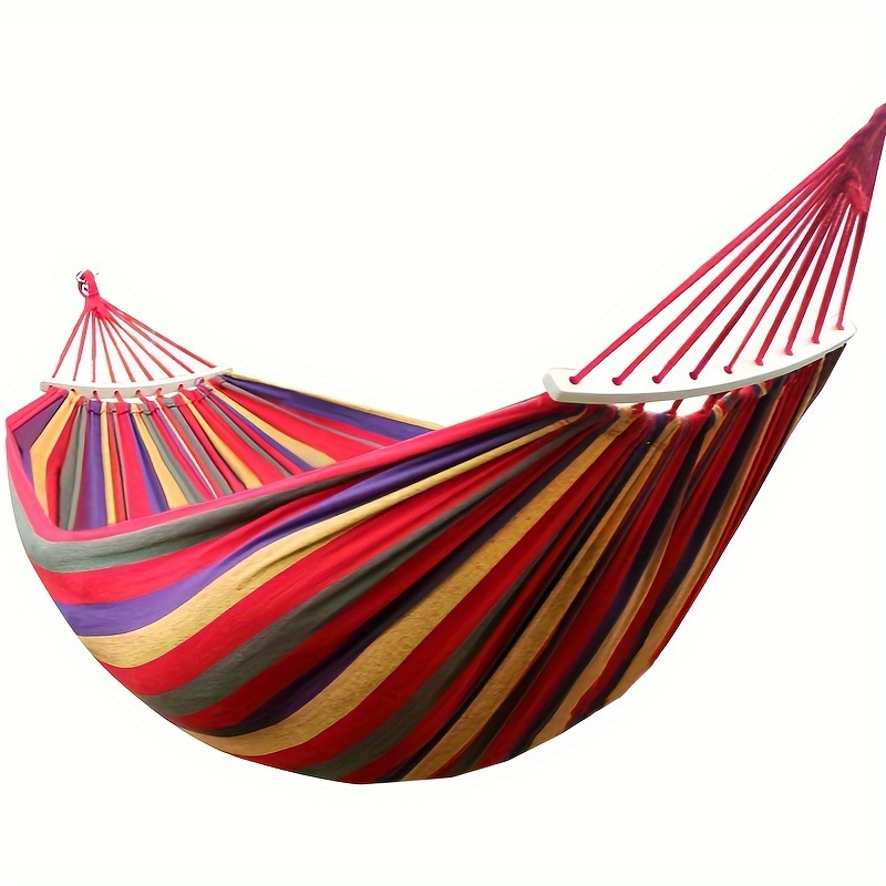 

Anti-rollover Hammock, Outdoor Single/double Thickened Canvas Swing Hammock For Adult, Hanging Chair, Hanging Duckbill Hammock, Portable Hammock With Straps