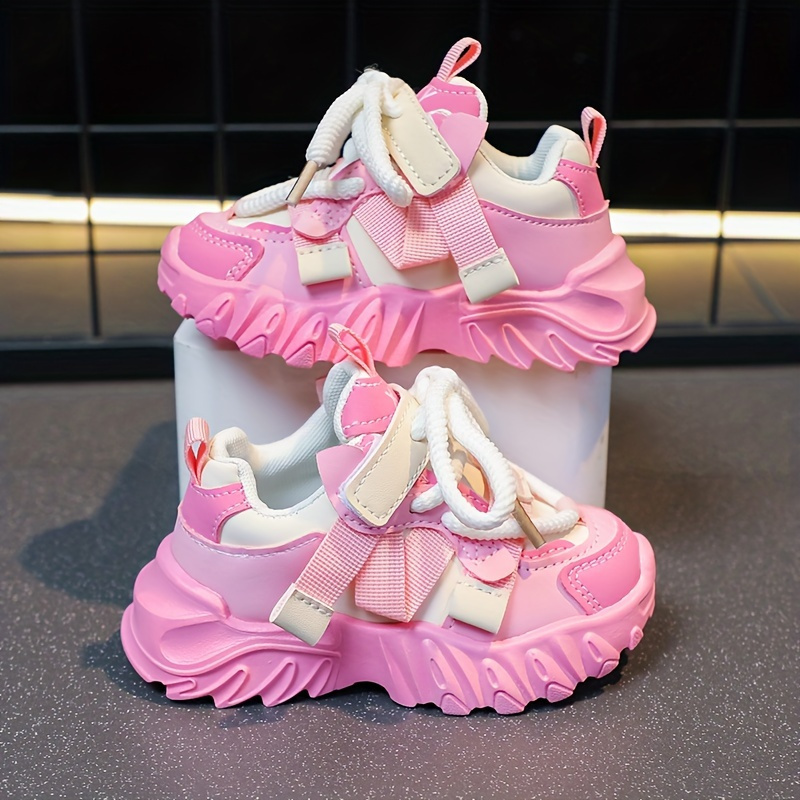 

Casual Cute Low Top Platform Sneakers For Girls, Wear-resistant Non-slip Sneakers For All Seasons