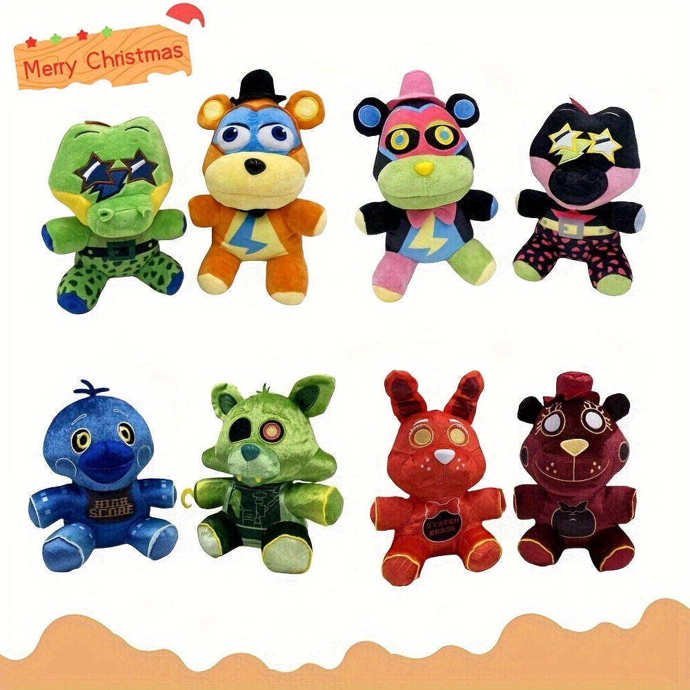 5-10Pcs FNAF Freddy's Plush Toy Stuffed & Plush Animals Bear Rabbit Game  Fnaf Birthday Christmas Toys For Kids