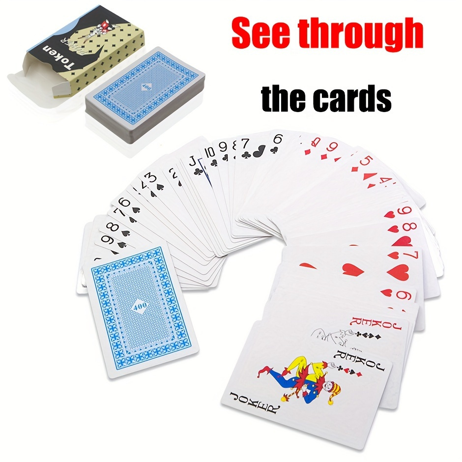 

1set, Poker Cards With Hidden Mark, Party Show Props Supplies, Puzzle Magic Show Props Playing Cards