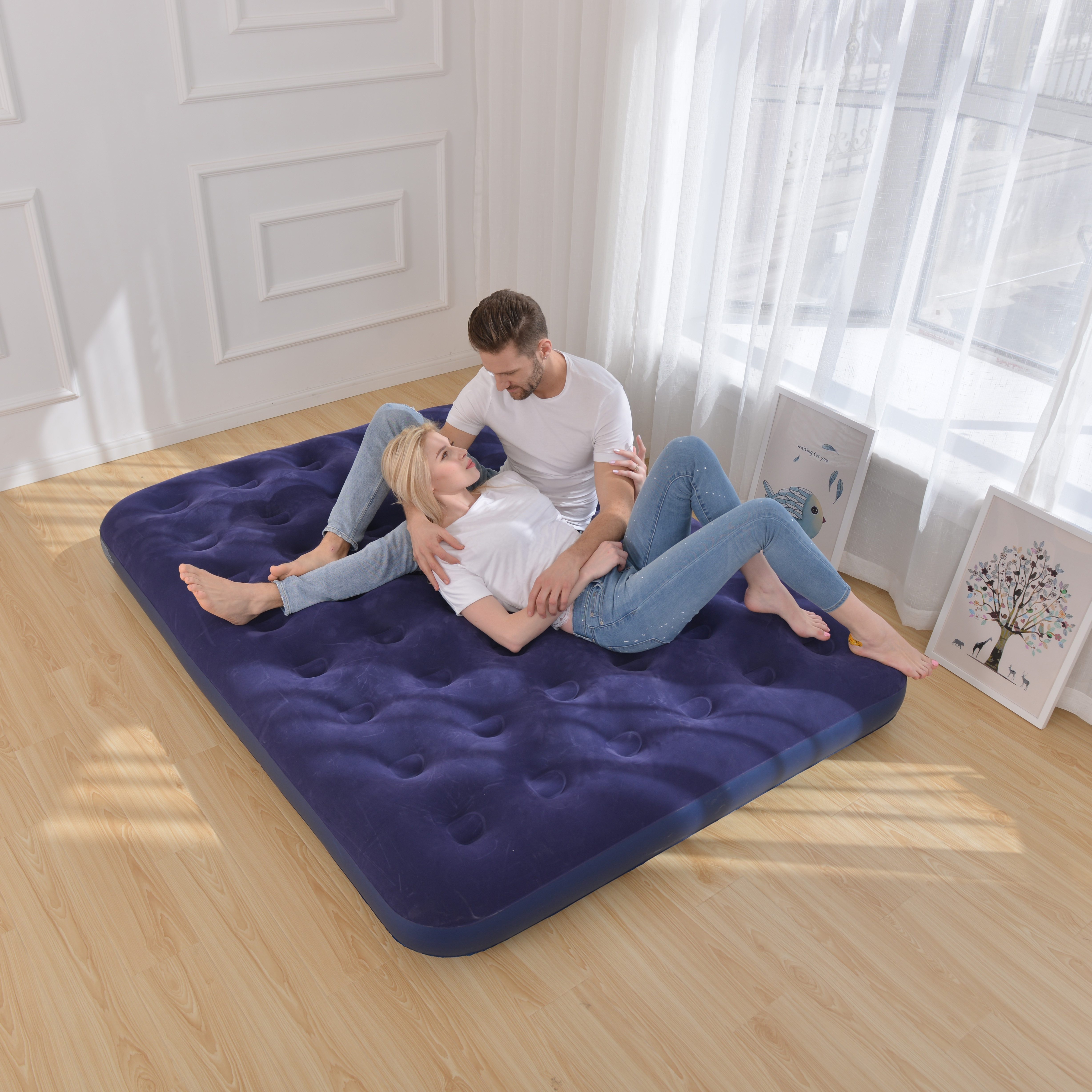 Automatic Inflatable Sleeping Mattress Sofa Transform Your Car Trunk