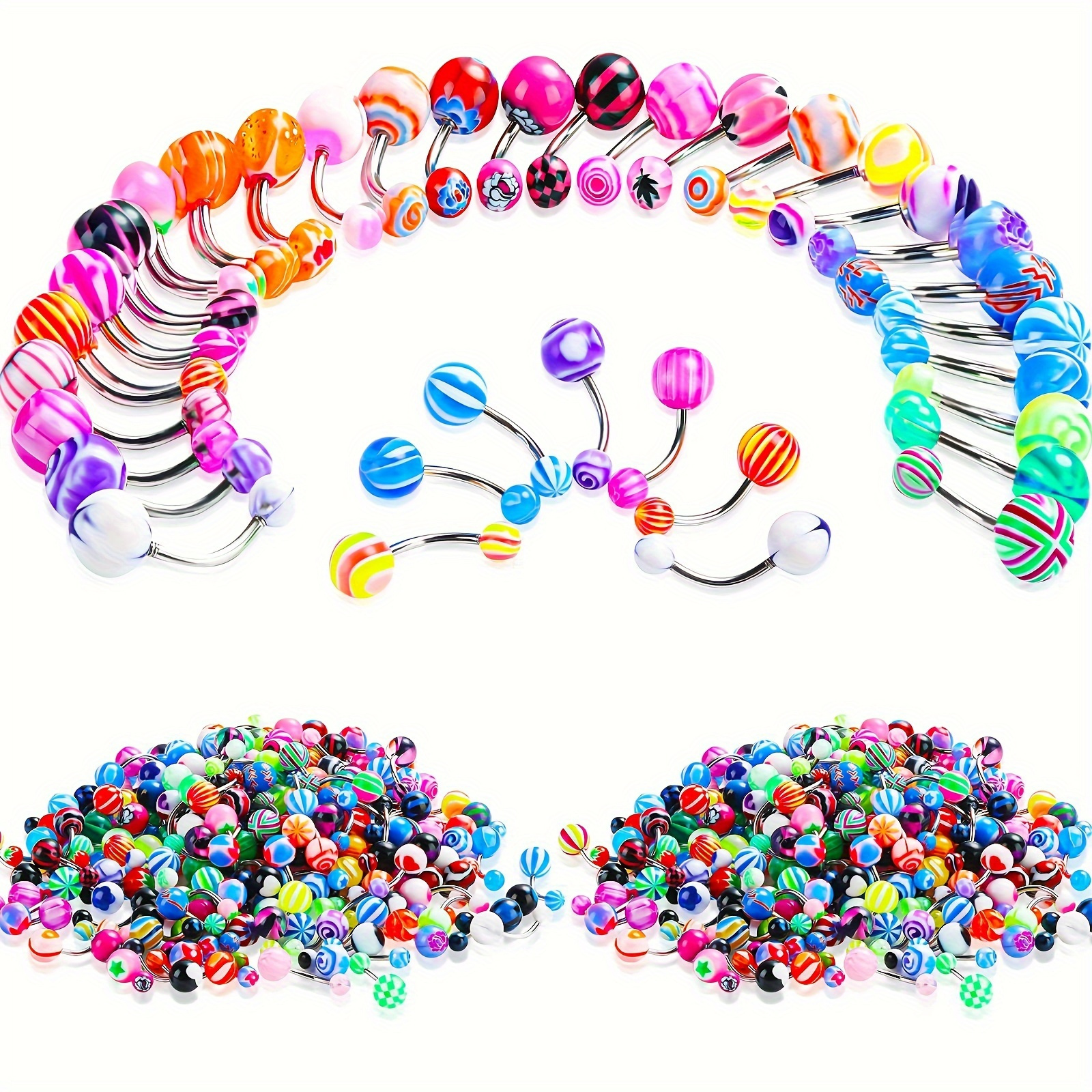 

10pcs/30pcs/50pcs/100pcs Steel Belly , Mixed , Assorted Varieties