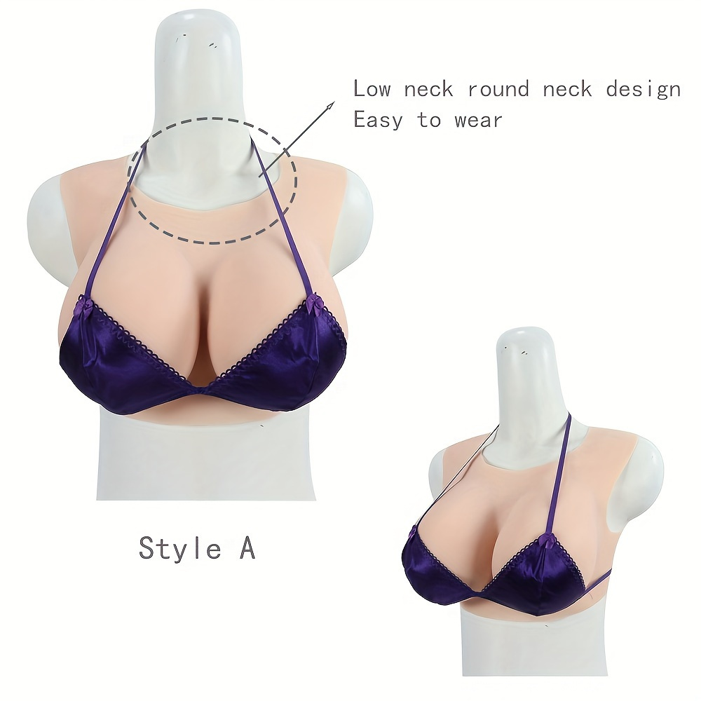 Silicone Breast Form Realistic Fake Boobs Artificial Bra for Crossdresser  Breast Plate Drag Queen Mastectomy (Color : Brown, Size : D Cup) :  : Clothing, Shoes & Accessories