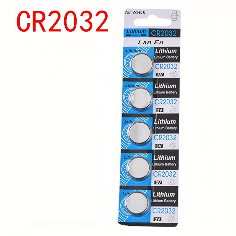 

5pcs Cr2032 Lithuim Cell Button 3v Cr 2032 Dl2032 Ecr2032 Lithium Coin Battery For Electronic Watch Led Light Toy Remote