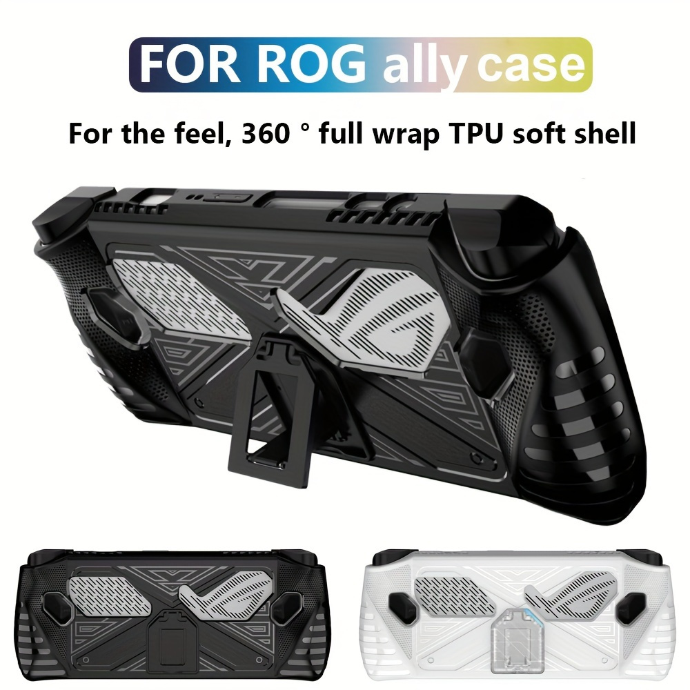 Silicone Protective Case for ROG Ally Gaming Machine Asus ROG Ally Cover  Anti-Scratch Protector Shell Sleeve Free Button Cap