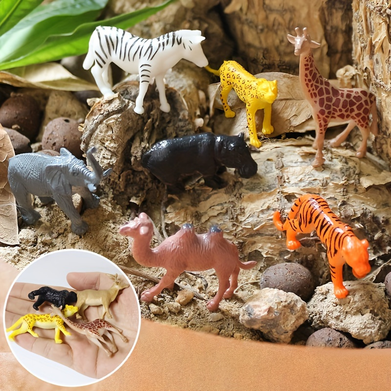 

Miniature Model 12pcs - Wild Animal Figure As Great Gift
