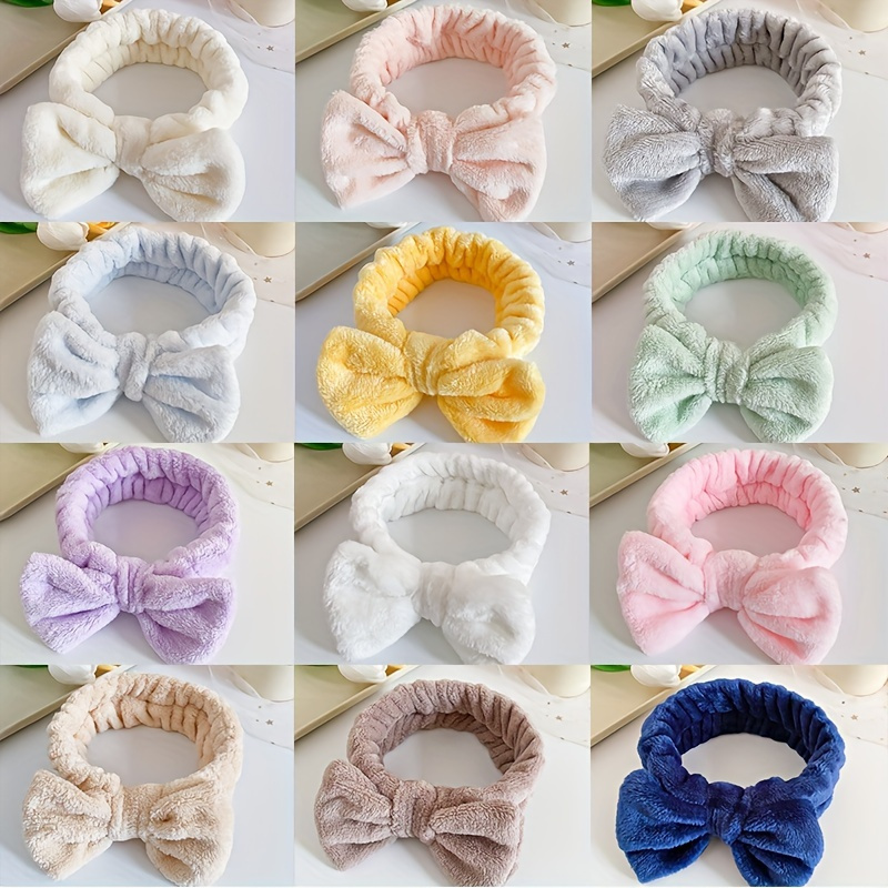 

Plush Soft Headband Cross Kont Hairband Elastic Hair Band For Women Girls Wash Face Turban Headwear Hair Accessories