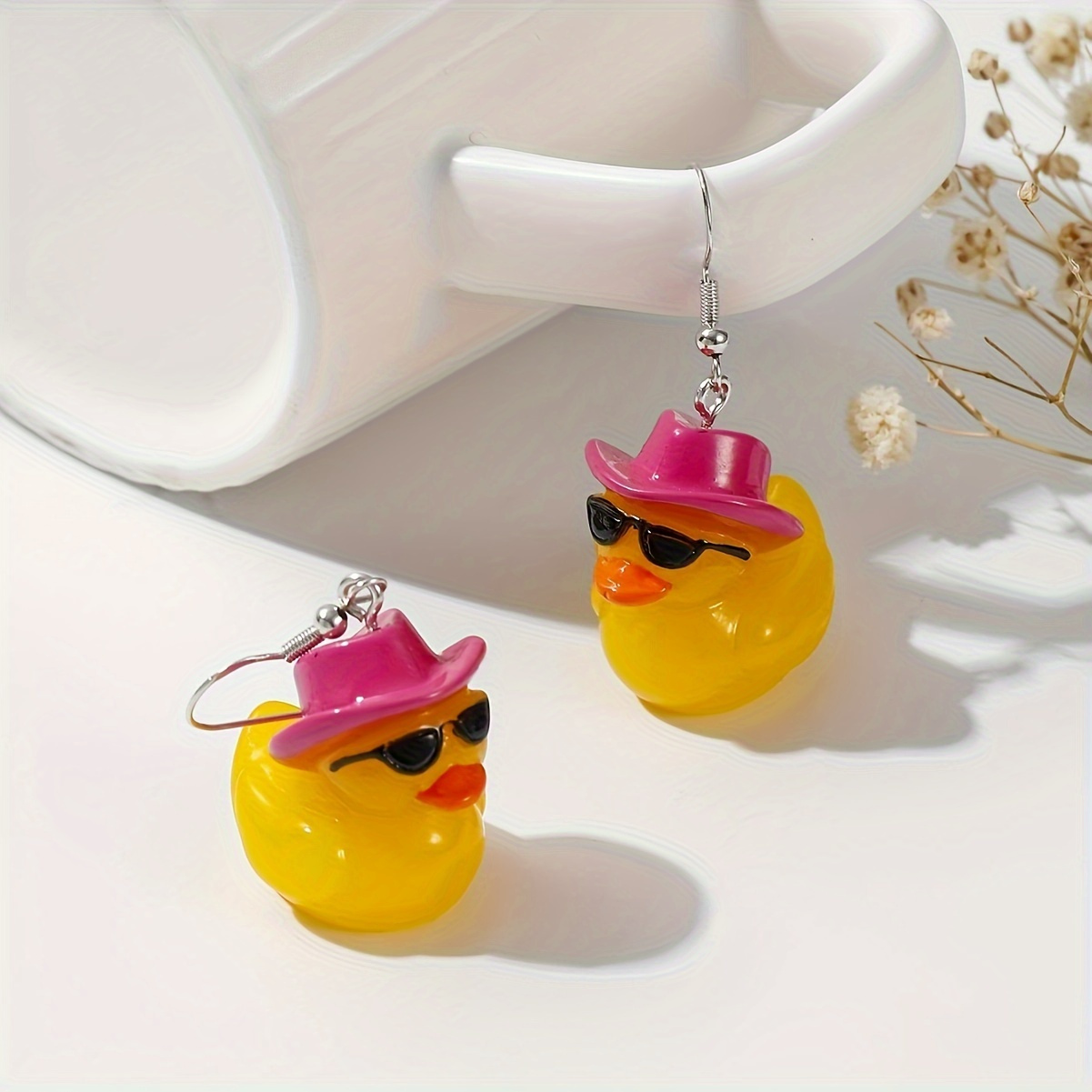 

Cute Drop Earrings Lovely Duck Design Match Daily Outfits Party Accessories Preppy Staff Creative And Funny Thing For Female