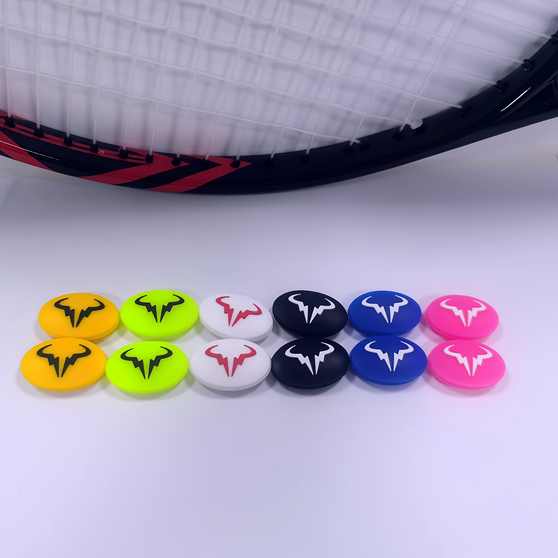 

4pcs Tennis Vibration Dampener, Silicone Racket Shock Absorbers Great For Tennis Players, Outdoor Sports Accessories