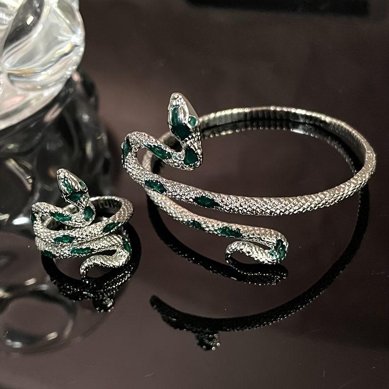 

Snake Bracelet Cold Light Luxury Opening Unisex Style Ring Men's And Women's Suits