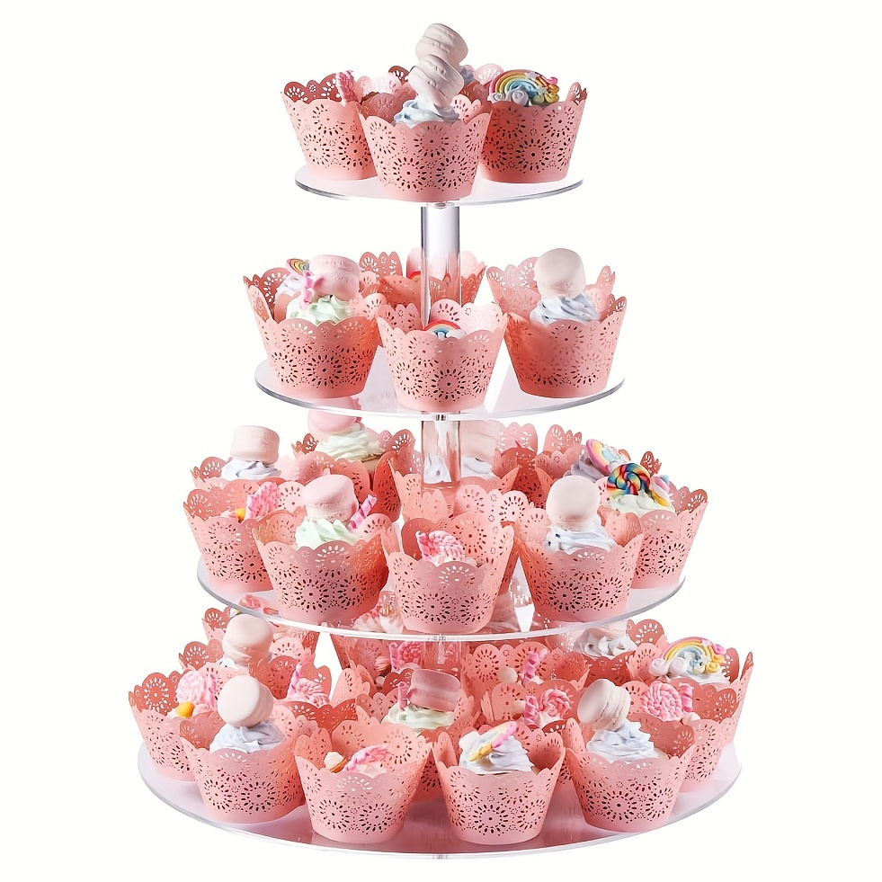 Acrylic Cupcake Stands, Large Size For 12 Cupcakes, Display Stand