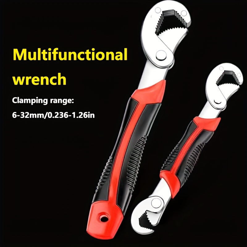 

Versatile Adjustable Wrench Set - Double-ended, Self-tightening Spanner For Home & Auto Repairs, Fits 6-32mm Nuts And Screws