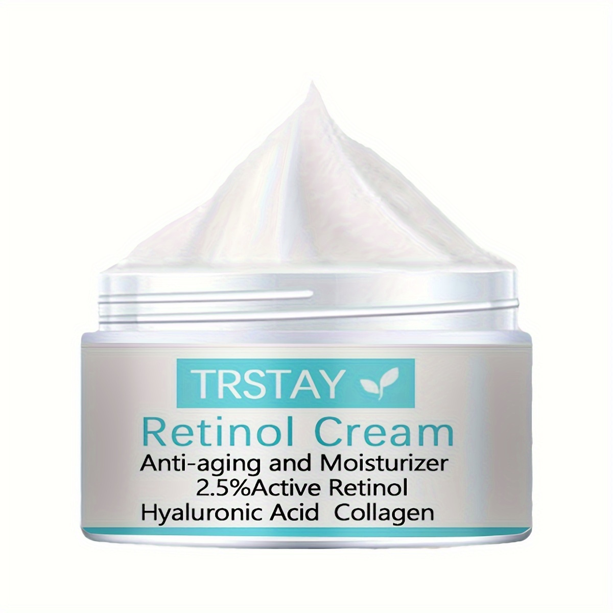 

5g/15g/30g/50g 2.5% Active Retinol Face Cream With Hyaluronic Acid And Collagen, Moisturize Firm And Rejuvenate Skin, And Improve Dullness