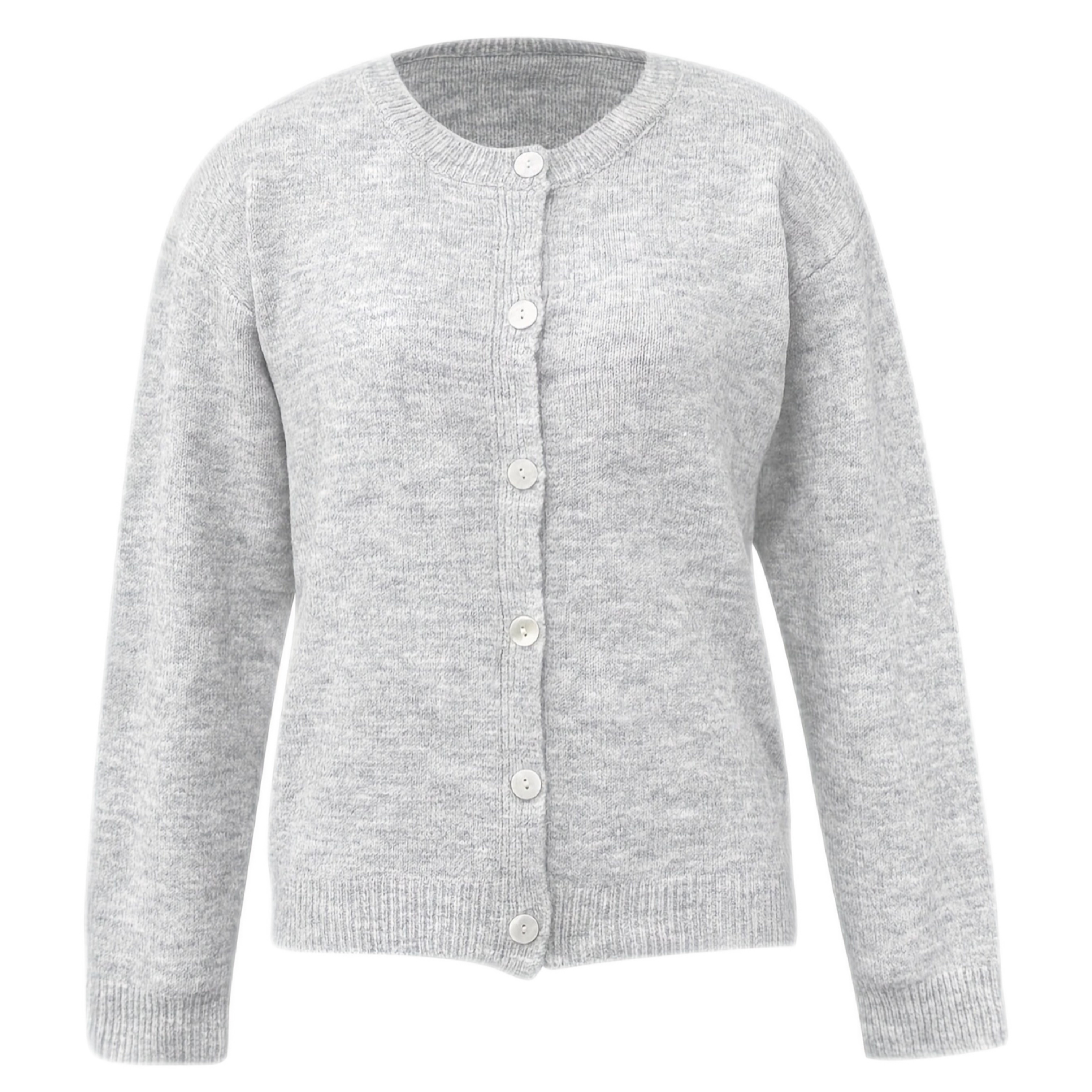 

Button , Long Drop Shoulder For & Fall, Women's Clothing