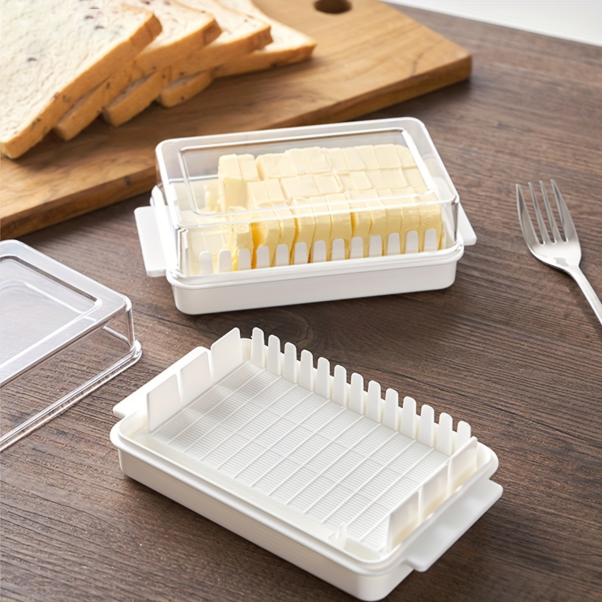

1pc Portable, Sealed Butter Plate Storage Box - Perfect For Outdoor Camping! Eid Al-adha Mubarak