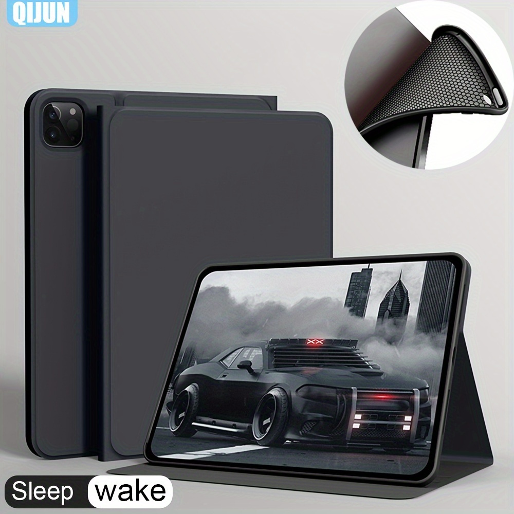  Stand Tablet Cover Compatible with Xiaomi Redmi Pad SE 11inch  2023 Case Case Slim Lightweight Protective Case Smart Cover Shockproof  Cover with Clear Back Shell w/Pencil Holder, Auto Wake/Sleep (Colo 