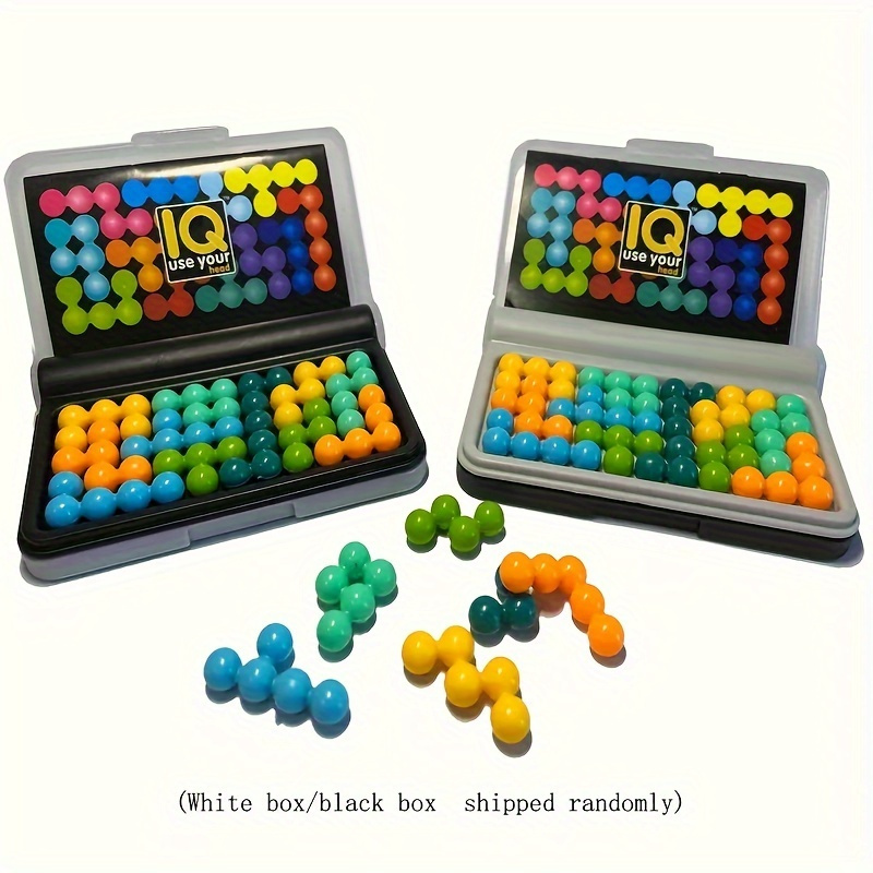 

1set Smart Board Game Set, Thinking Training Toy Brain Teaser Puzzle Game, With 120 Challenge Desktop Toys Battle Game