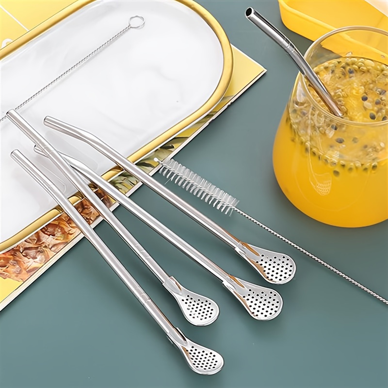 

3/5- Set, Stainless Steel Spoon, Stirrer Spoon, Filter Spoon, Spoon, 9inch, Silvery