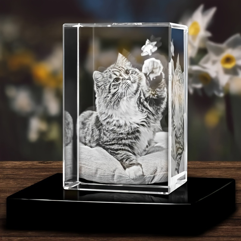 

Custom Pet Photo Engraved Crystal Keepsake: A Personalized Tribute To Your