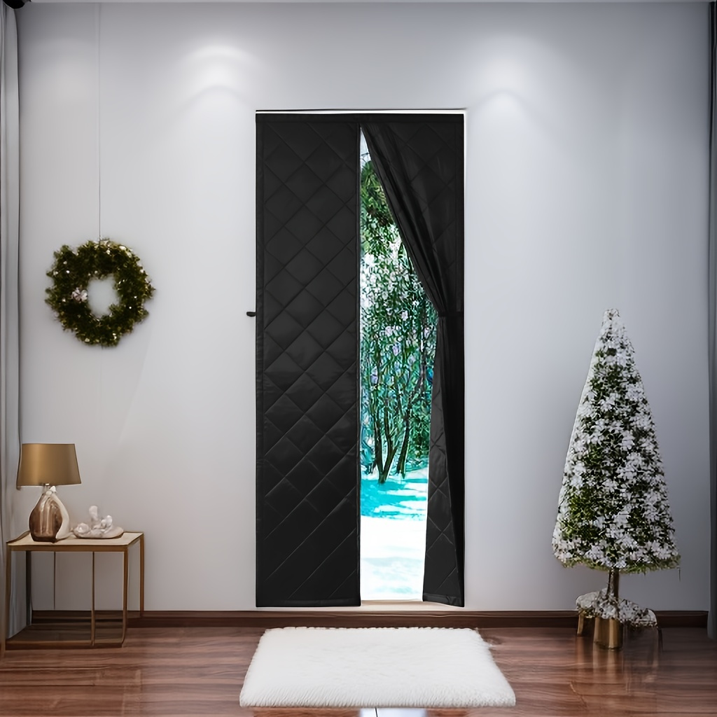 Clear Door Curtain Heat Insulation Door Cover Self closing - Temu
