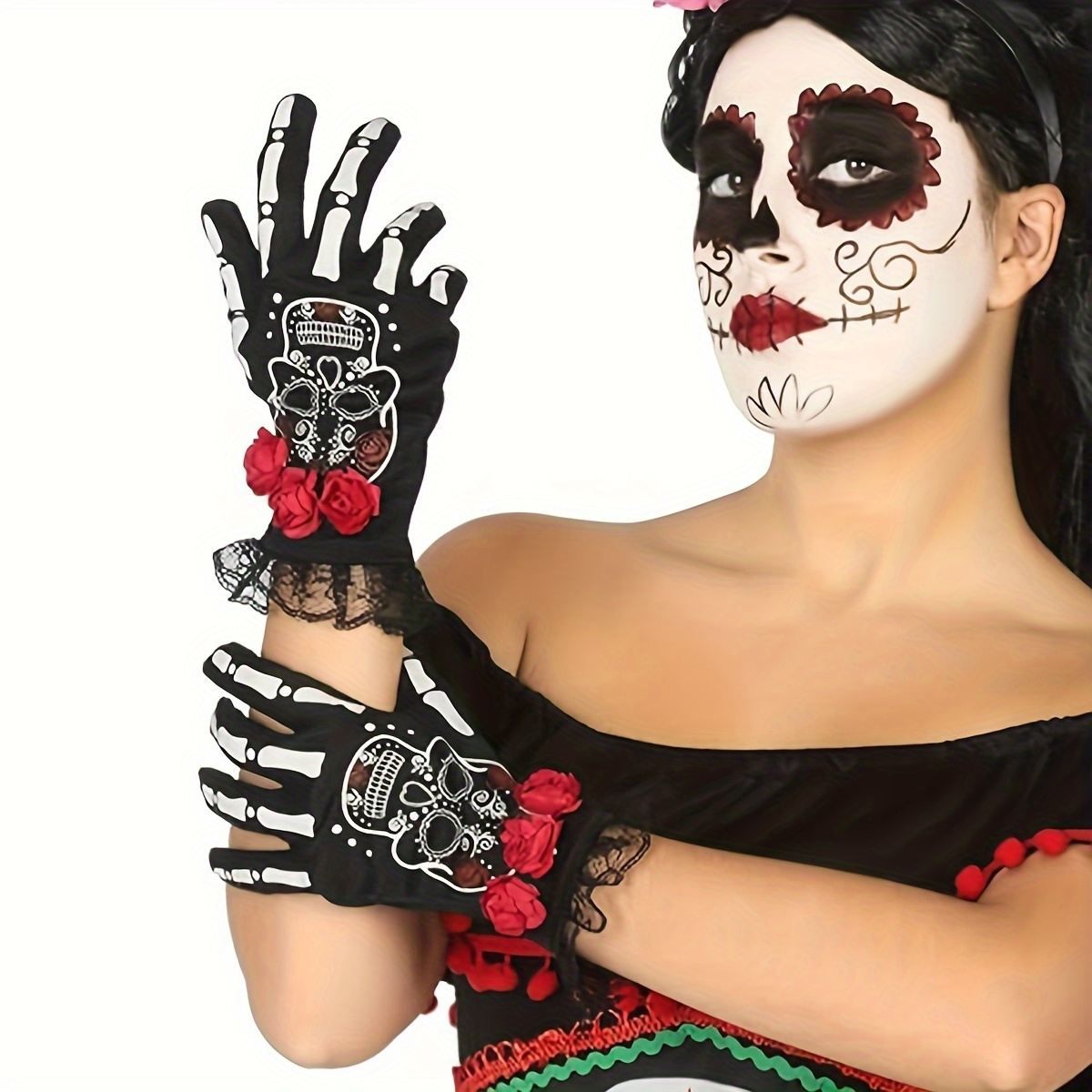 

Gloves By D - For Halloween & Parties, , All, For Halloween,