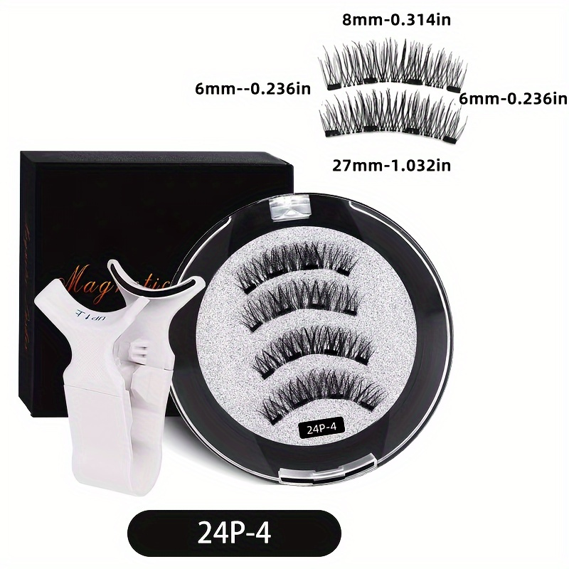 

Easy-to-wear Magnetic False Eyelashes - Glue-free, Reusable & For Beginners