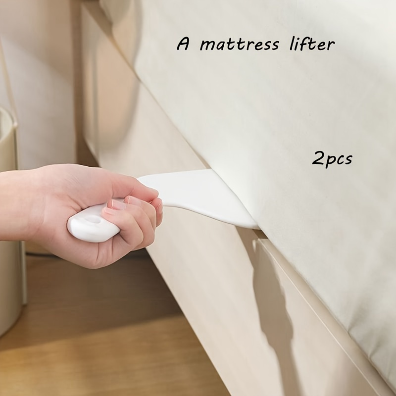 1pc Bed Sheet & Mattress Lifter. Bedsheet Grippers Keep Sheets And Mattress  In Place. Easy To Lift & Move With The Bed Riser. Suitable For Home Use