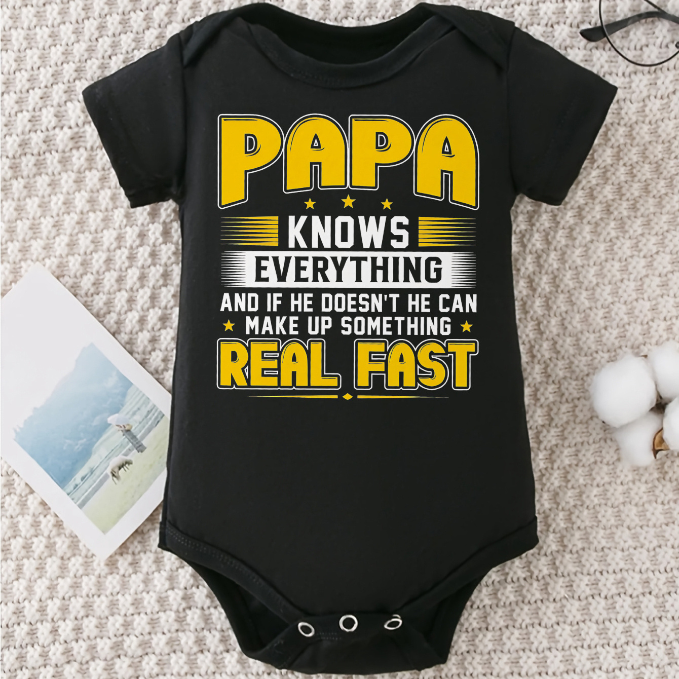 papa baby boy clothes sold on Temu United States