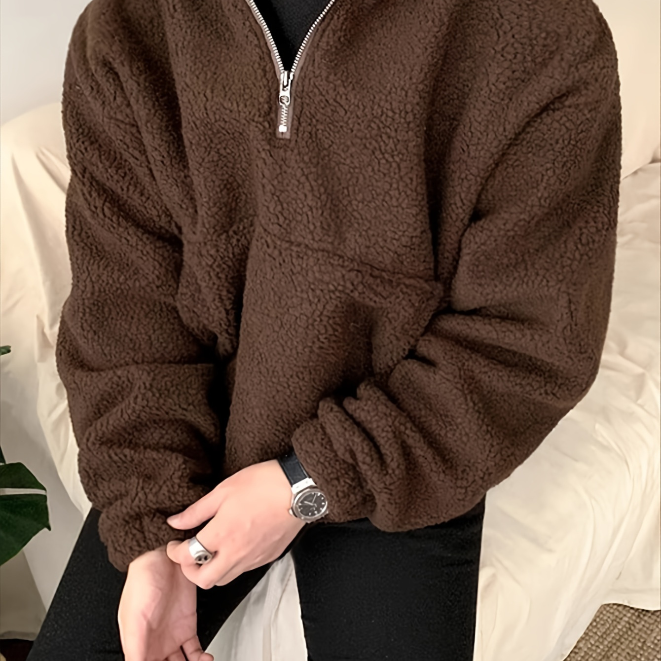 

Men's Hoodie - Casual Zip-up Long Sleeve Pullover, Warm & Stylish For Fall/winter