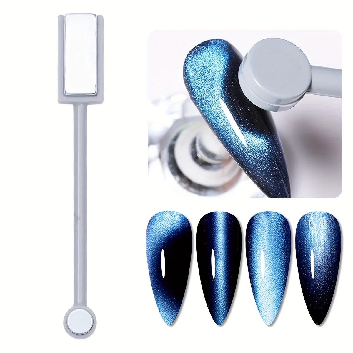 

Dual-ended Magnetic Nail Art Pen For 3d Cat - Gel Polish Magic Wand, Diy & Tool