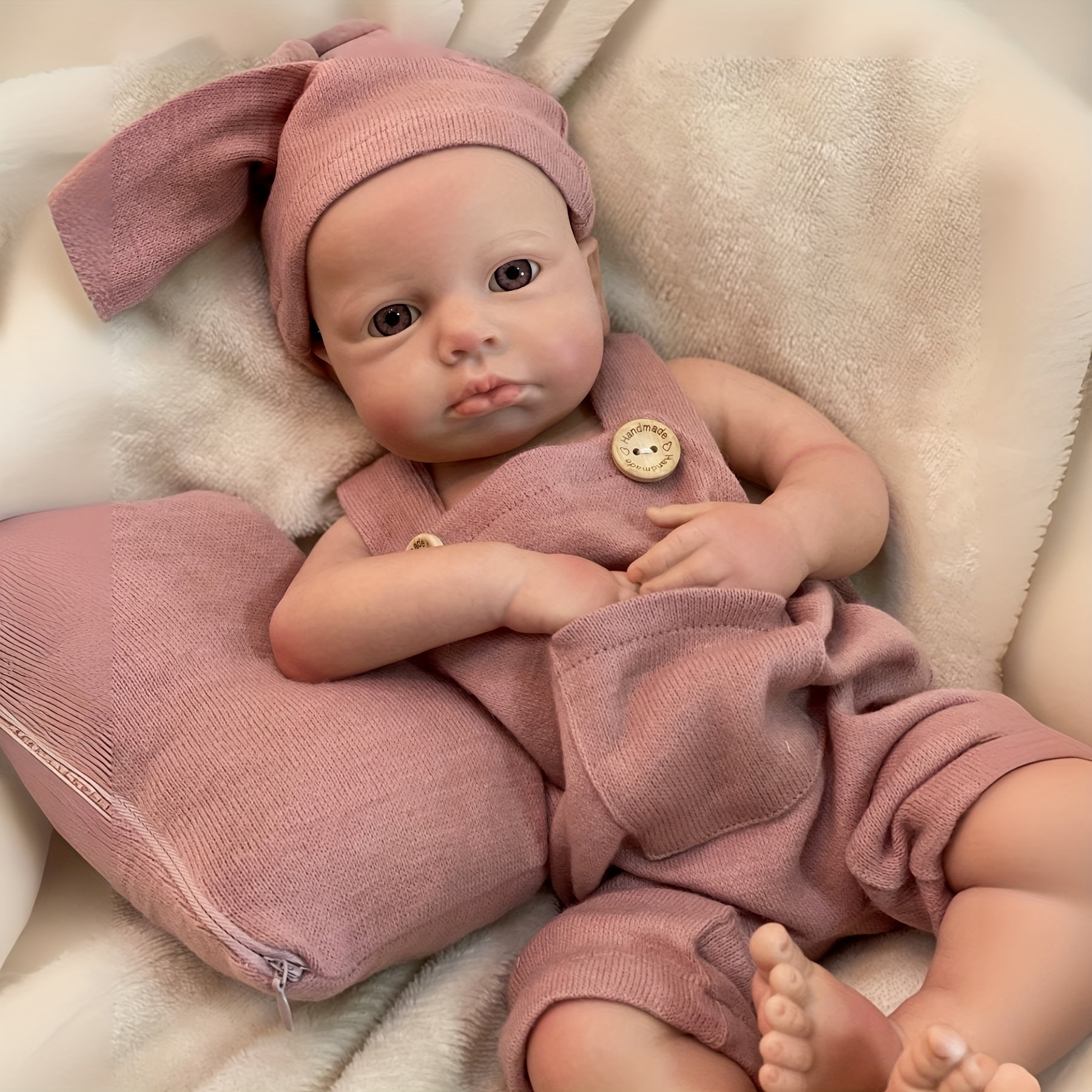 6Inch Artist Painted Mini Bebe Reborn Full Solid Silicone Reborn Dolls  Handmade Reborn Baby Dolls Muñecas Reborn De Silicona