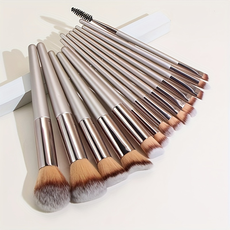 

14pcs Soft Makeup Brush Set For Party Cosmetic Tool, Professional Makeup Use, Contour Eyeshadow, Powder Application